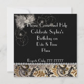 60e invitation à l'anniversaire des femmes (Dos)