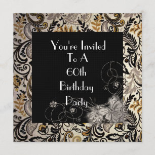 60e invitation à l'anniversaire des femmes