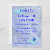 60e invitation de fête d'anniversaire (Dos)