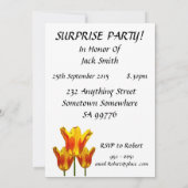 60e Invitation de fête d'anniversaire surprise (Dos)