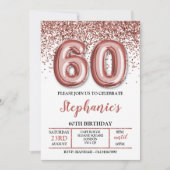 60e Invitation, Invitation Rose Gold (Devant)