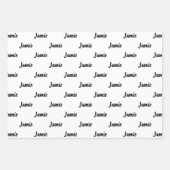 60e Joyeux Anniversaire Personnalisé Nom Papier d' (Devant 2)