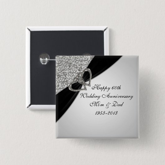 60e Jubileum Button (Voorkant /achterkant)