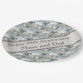 60e Jubileum Diamond voor bruiloft Papieren Bordje (Gekanteld)