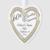 60e Jubileum Diamonds Keepasje Ornament (voorkant)