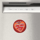 60e Jubileum of Yr Whimsical Heart Gift Magneet (Insitu (Vaatwasser))