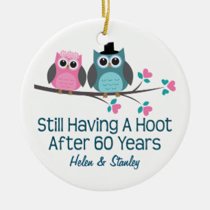 60e Jubileum - Persoonlijk cadeauidee Keramisch Ornament