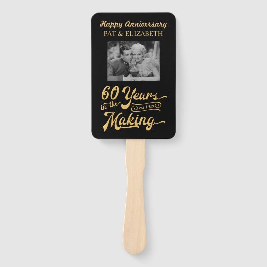 60e Jubileum Retro 60 jaar in het Making Handwaaier (Voorkant)