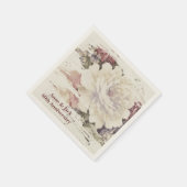 60e Jubileum Tapestry Roos Servet (Hoek)