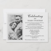 60e Jubileum Trouwfoto Christelijk Religieus Kaart (Voorkant)