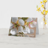 60e Jubileum Wenskaart Kaart (Gele Bloem)