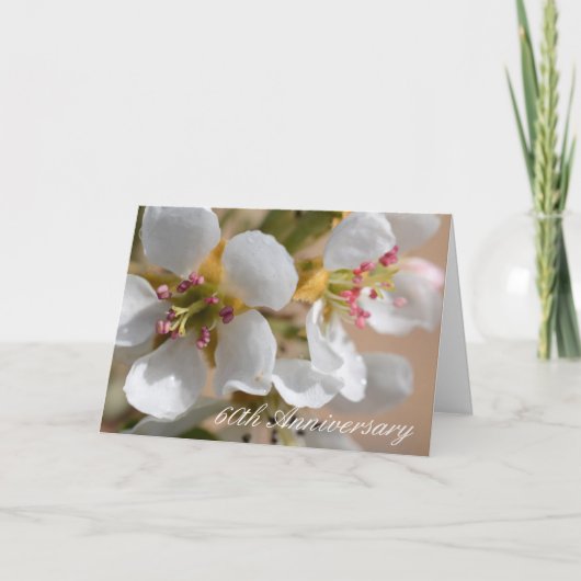 60e Jubileum Wenskaart Kaart (Voorkant)