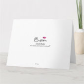 60e of elk jaar Jubileum-BIG Kaart (Achterkant)