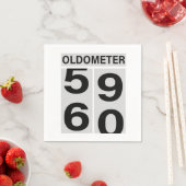 60e Oldometer Verjaardag Servet (Insitu)
