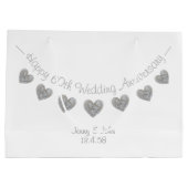 60e Sac cadeau anniversaire Mariage Diamond (Dos)