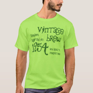 60e verjaardag 1954 Brew Green v11 T-shirt