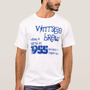 60e verjaardag 1955 of eender welk  jaartal B1 T-shirt