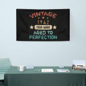 60e verjaardag 1962 Jouw naam toevoegen Spandoek (Beurs)
