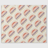 60e verjaardag 1963 volmaakte cadeaupapier (Vlak)