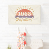 60e verjaardag 1963 volmaakte spandoek (Insitu)