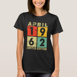 60e verjaardag 60 jaar Geweldige sinds april 1966 T-shirt