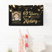 60e verjaardag 60 JAAR IN HET MAKEN VAN Gouden Ste Spandoek (Insitu)