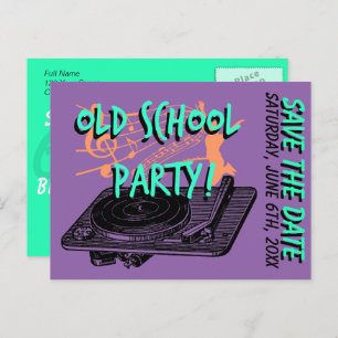 60e verjaardag 60s Bewaar de datum Aankondigingskaart