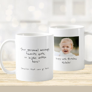 60e verjaardag aangepaste foto en bericht koffiemo koffiemok