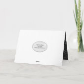 60e verjaardag cadeautje met poot kaart (Achterkant)