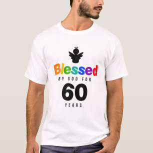 60e verjaardag Christelijk cadeau van God voor 60  T-shirt