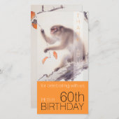 60e verjaardag dank je wel Japanse aap VFC (Voorkant / Achterkant)