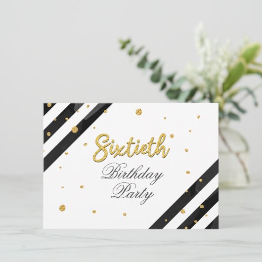 60e verjaardag feest op maat (Staand voorkant)