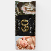 60e verjaardag foto banner (Verticaal)