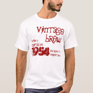 60e verjaardag Gift 1954 Brew V07M T-shirt