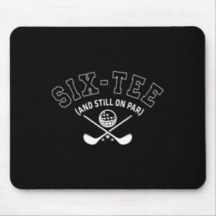 60e verjaardag golf vader opa zes-t-shirt en nog s muismat
