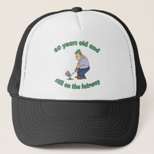 60e verjaardag Golfer Gag Gift Trucker Pet