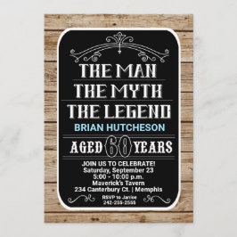 60e verjaardag Het Man De Mam de Legende 60 YRS Kaart
