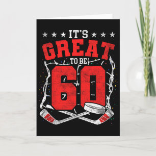60e verjaardag Hockeyliefhebbers Het is geweldig o Kaart