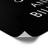 60e verjaardag Hoera voor Jaren 2 Foto Welkom Teke Poster (Hoek)