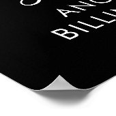 60e verjaardag Hoera voor Jaren Foto Welkom Teken Poster (Hoek)