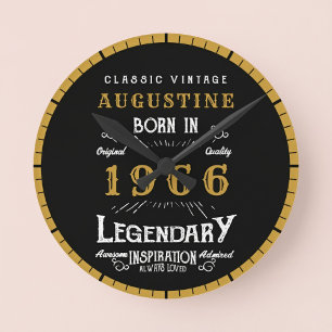 60e verjaardag Legende Geboren 1966 Ronde Klok