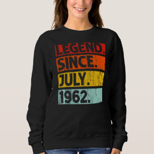 60e verjaardag Legende sinds juli 1962 60 jaar oud Trui