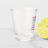 60e verjaardag Mijlpalen Shot Glas (Links)