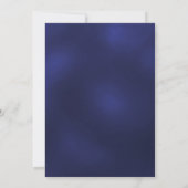 60e verjaardag navy blauw goud sterren foto kaart (Achterkant)