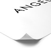 60e verjaardag nummer 60 23 Fotocollage Poster (Hoek)