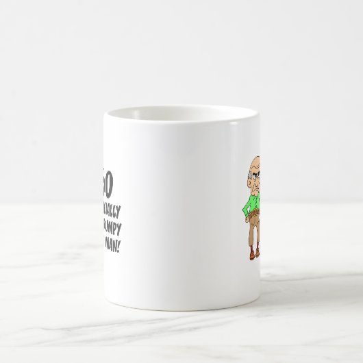 60e verjaardag officieel Grumpy Old Man Coffee Mok (Center)
