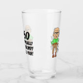 60e verjaardag Officieel rumpy Old Man Glass Glas (Links)