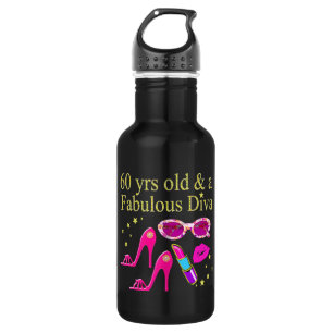 60E VERJAARDAG OOGVERBLINDEND DIVA DESIGN WATERFLES