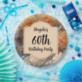 60e verjaardag papieren bordje (Feest)