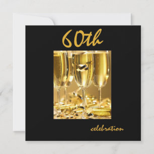 60e verjaardag Persoonlijke uitnodiging